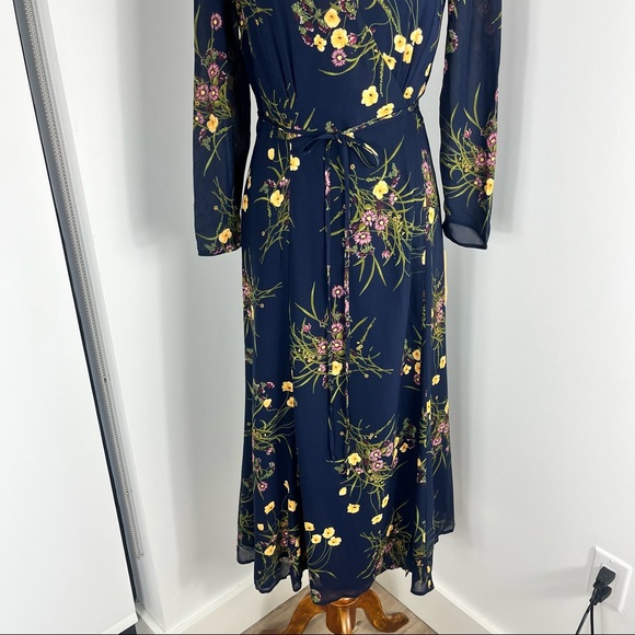 Reformation Melba floral wrap midi dress - Picture 5 of 11